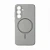 Накладка Silicone Case с MagSafe совместимая с Samsung S25 Plus/S24 Plus серая