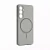 Накладка Silicone Case с MagSafe совместимая с Samsung S25 Plus/S24 Plus серая