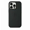 Накладка Silicone Case с MagSafe совместимая с iPhone 16 Pro Max черная LB