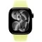 Apple Watch Series 11, 46 мм, корпус из алюминия цвета «чёрная смола», спортивный ремешок цвета «неоново-желтый» S/M (MEW84)