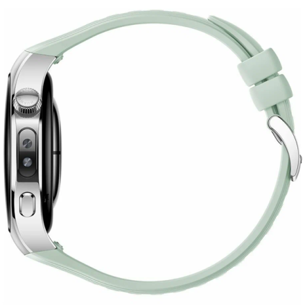 Умные часы  Huawei Watch 5 42 mm стальной/зеленый ремешок EAC