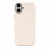 Накладка из эко-кожи Kzdoo Mag Noble Collection совместимая с iPhone 16 Plus белая