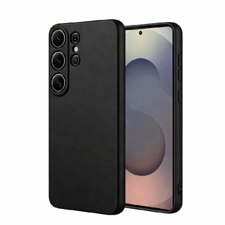 Накладка Silicone Case совместимая с Samsung S26 Ultra (SC) черная LB