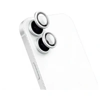 Защитное стекло на камеру WIWU Titan совместимое с iPhone 17 Silver (серебро)