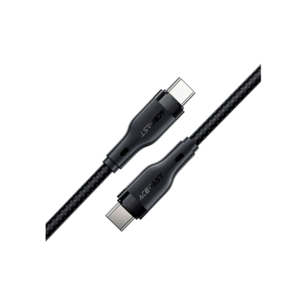 Кабель AceFast Type-C/Type-C/Mag3 240W 1.2м черный нейлон