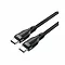 Кабель AceFast Type-C/Type-C/Mag3 240W 1.2м черный нейлон