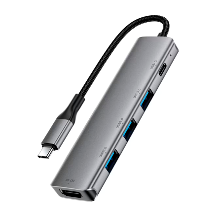 USB-концентратор AceFast 5 in 1 (J16)