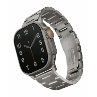 Ремешок UNIQ Osta совместимый c Apple Watch (42/44/45/49 mm) блочный серебро