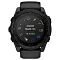 Умные часы Garmin TACTIX 8 51 mm Elite Sоlar Sаpрhirе DLC titanium with black silicone band (чеpный титан с черным ремешком) (010-03407-10)