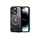 Пластиковая накладка Dux Ducis Aimo series MagSafe совместимая с iPhone 15 Pro черный кант