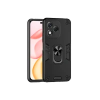 Противоударная накладка с кольцом Partner совместимая с Honor 400 lite черная