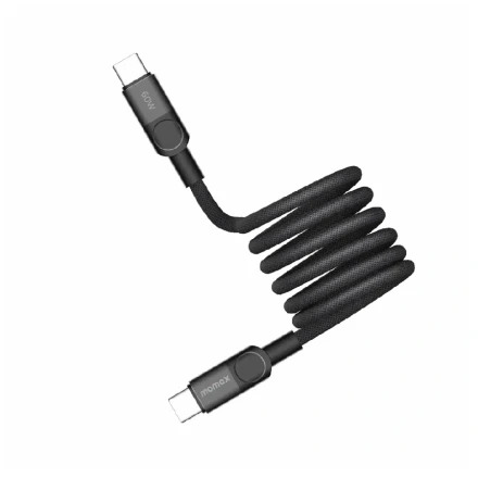 Кабель Momax Mag.Link Type-C/Type-C 60W (DC60D) 1m черный