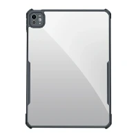 Противоударная накладка Xundd совместимый с iPad Pro 11" (2024) прозрачный с черными бортами