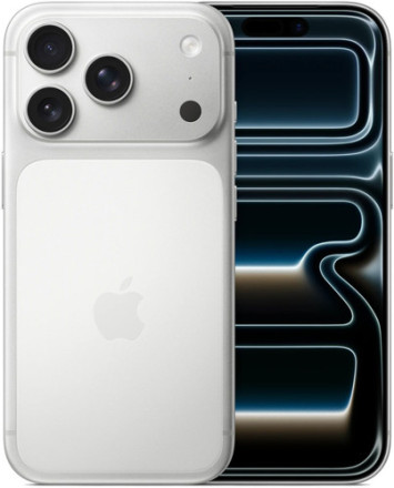 Телефон Apple iPhone 17 Pro Max 256 ГБ, eSim (электронная SIM-карта), цвет: серебристый (Silver)