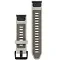 Силиконовый ремешок для Garmin Fenix 8 43mm Quickfit 20 mm (Fog Gray/Dark Sandstone) (010-13391-06)