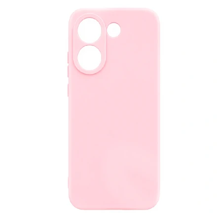 Накладка Silicone Case совместимая с ПОКО X8 Pro (SC) нежно розовая