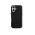 Накладка из эко-кожи Kzdoo Mag Noble Collection совместимая с iPhone 16 Plus черная