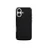 Накладка из эко-кожи Kzdoo Mag Noble Collection совместимая с iPhone 16 Plus черная