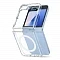 Силиконовая накладка Phone Protection Case с MagSafe совместимый с Samsung Z Flip6/Flip 7FE прозрачная