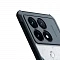 Противоударная накладка Xundd совместимая с ПОКО X6 Pro 5G прозрачная с черными бортами