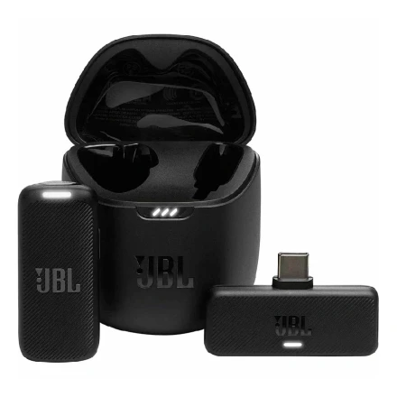 Петличный беспроводной микрофон Quantum Stream Wireless USB-C JBL