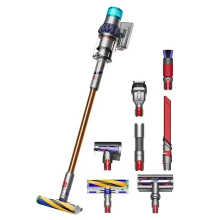 Пылесос Dyson V15 Detect Extra blue/copper (синий/медный)