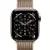 Apple Watch Series 11, 42 мм, корпус из титана цвета «золотой», миланский браслет золотого цвета (MF8Y4)