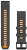 Силиконовый ремешок для Garmin Fenix 8 47mm Quickfit 22 mm (Graphite/Orange Spark) (010-13392-05)
