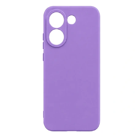 Накладка Silicone Case совместимая с ПОКО X8 Pro (SC) фиолетовая