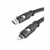 Кабель Bazic 4 in 1 USB/2Type-C + Lightning 1m черный