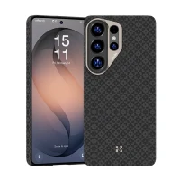 Кевларовая накладка Benks ArmorGrid с MagSafe совместимая с Samsung S26 Ultra черная