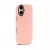 Накладка из эко-кожи Kzdoo Mag Noble Collection совместимая с iPhone 16 розовая