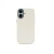 Накладка из эко-кожи Kzdoo Mag Noble Collection совместимая с iPhone 16 белая