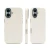 Накладка из эко-кожи Kzdoo Mag Noble Collection совместимая с iPhone 16 белая
