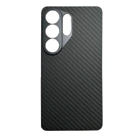 Кевларовая накладка Kevilar c MagSafe совместимая с Samsung S26 Ultra 600D Black