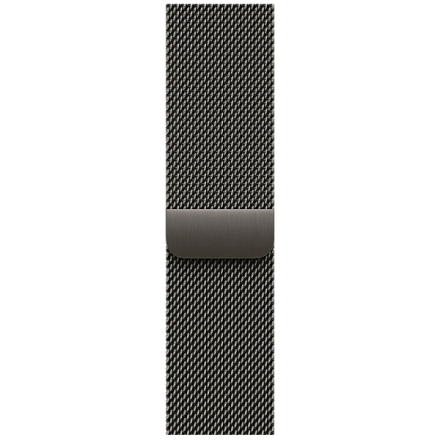 Apple Watch Series 11, 46 мм, корпус из титана цвета «сланец», миланский браслет цвета титановый сланец S/M (MFD34)
