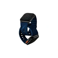 Ремешок UNIQ Fluo Magnetic+Pin совместимый с Apple Watch (40/41/42/44/45/49 mm) силиконовый синий