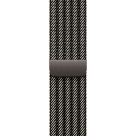 Apple Watch Series 10, 46 мм, корпус из титана цвета «сланцевый титан», спортивный ремешок цвета «миланская петля» сланцевый M/L (MWYW3)