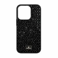Накладка SWAROVSKI совместимая с 15 Pro со стразами Black