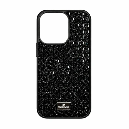 Накладка SWAROVSKI совместимая с 15 Pro со стразами Black