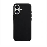 Накладка из эко-кожи Kzdoo Mag Noble Collection совместимая с iPhone 16 черная