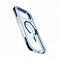 Противоударная накладка WIWU Hybrid Ultra с MagSafe совместимая с iPhone 17 Pro Max прозрачная синий кант