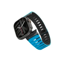 Ремешок Skinarma совместимый с Apple Watch (44/45/46/49 mm) голубой/черный